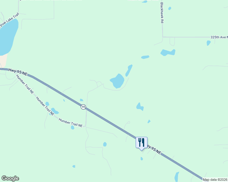 map of restaurants, bars, coffee shops, grocery stores, and more near 32181 Potomac Street Northeast in North Branch