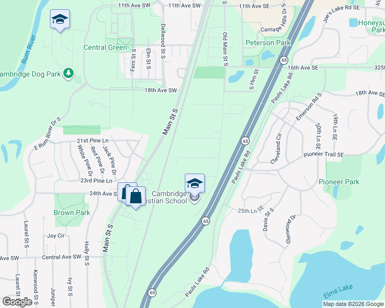 map of restaurants, bars, coffee shops, grocery stores, and more near 270 21st Avenue Southwest in Cambridge