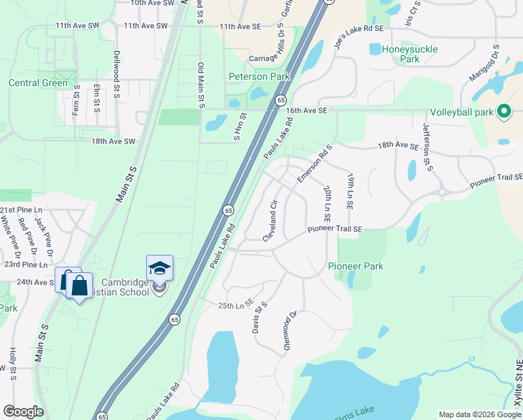 map of restaurants, bars, coffee shops, grocery stores, and more near 2145 Cleveland Lane South in Cambridge