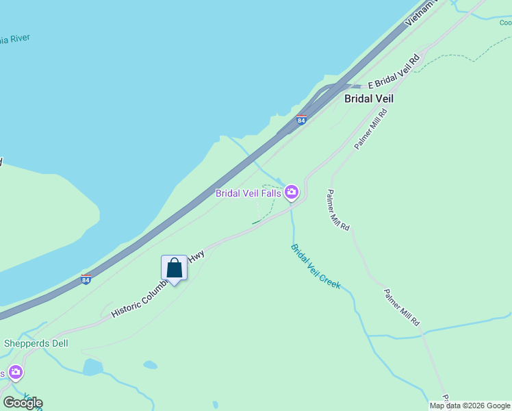 map of restaurants, bars, coffee shops, grocery stores, and more near 46701 Historic Columbia River Highway in Corbett