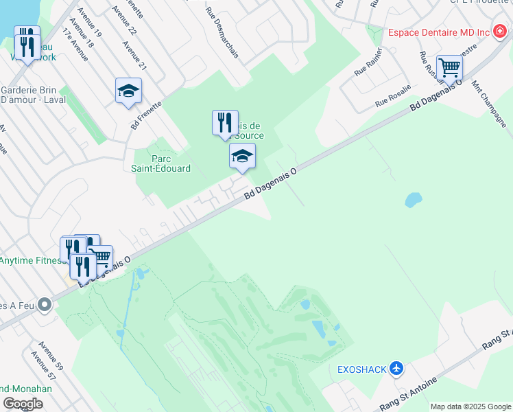 4476 Boulevard Dagenais Ouest, Laval QC Walk Score