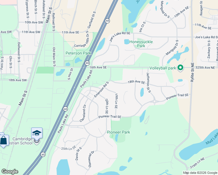 map of restaurants, bars, coffee shops, grocery stores, and more near 1800 Garfield Street South in Cambridge