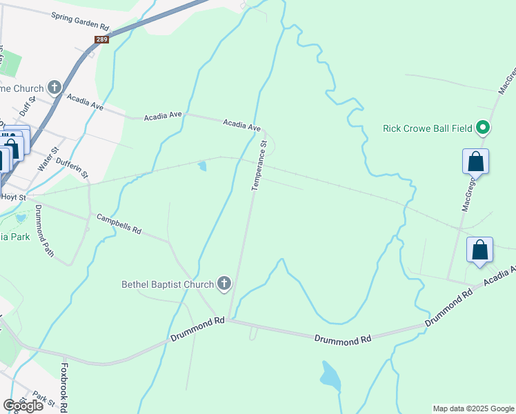 map of restaurants, bars, coffee shops, grocery stores, and more near 1801 Temperance Street in Westville