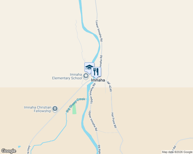 map of restaurants, bars, coffee shops, grocery stores, and more near in Imnaha