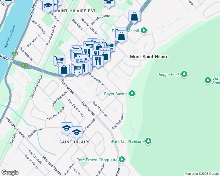 341 Rue Radisson, Mont-Saint-Hilaire QC - Walk Score