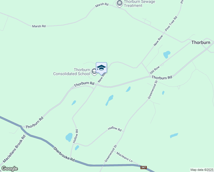 map of restaurants, bars, coffee shops, grocery stores, and more near 235 Thorburn Road in Thorburn