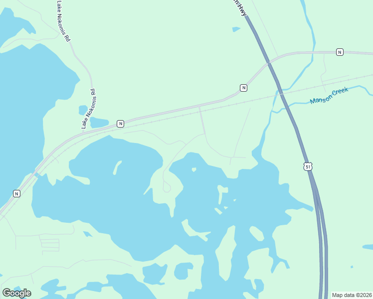 map of restaurants, bars, coffee shops, grocery stores, and more near 2114 Hazy Bay Road in Tomahawk