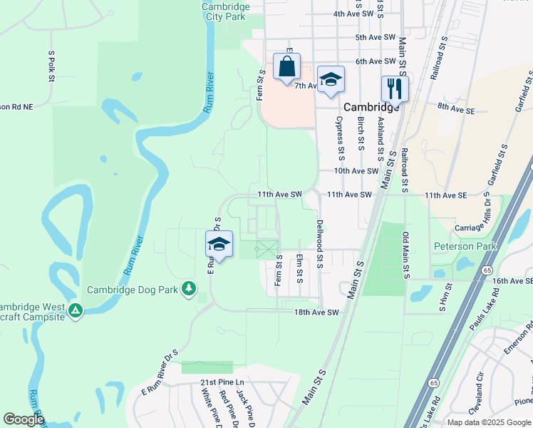 map of restaurants, bars, coffee shops, grocery stores, and more near 1227 Garland Street in Cambridge