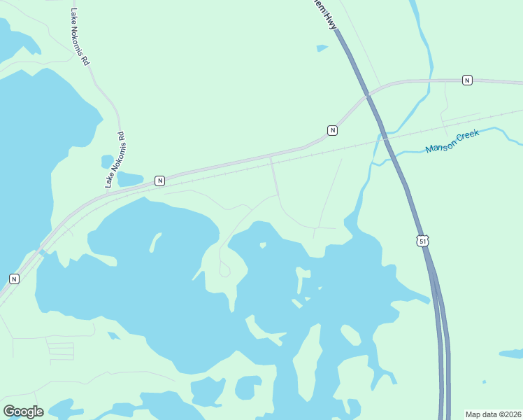 map of restaurants, bars, coffee shops, grocery stores, and more near 2114 Hazy Bay Road in Tomahawk