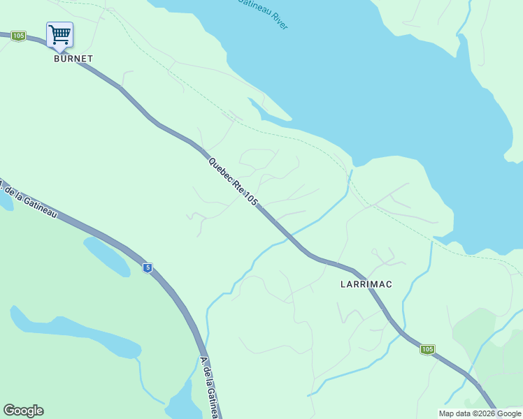map of restaurants, bars, coffee shops, grocery stores, and more near 1247 Route 105 in Chelsea