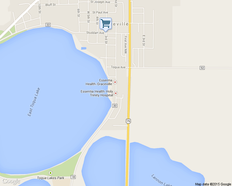 map of restaurants, bars, coffee shops, grocery stores, and more near 117 2nd St in Graceville