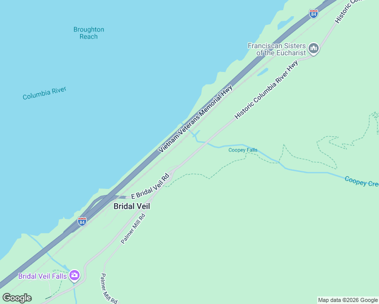 map of restaurants, bars, coffee shops, grocery stores, and more near 47845 Historic Columbia River Highway in Corbett