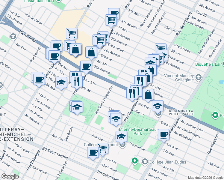 3970 Rue Saint Zotique Est, Montréal QC Walk Score