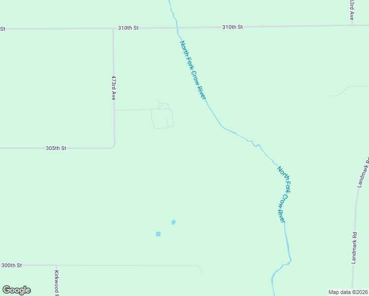 map of restaurants, bars, coffee shops, grocery stores, and more near 30654 473rd Avenue in Brooten