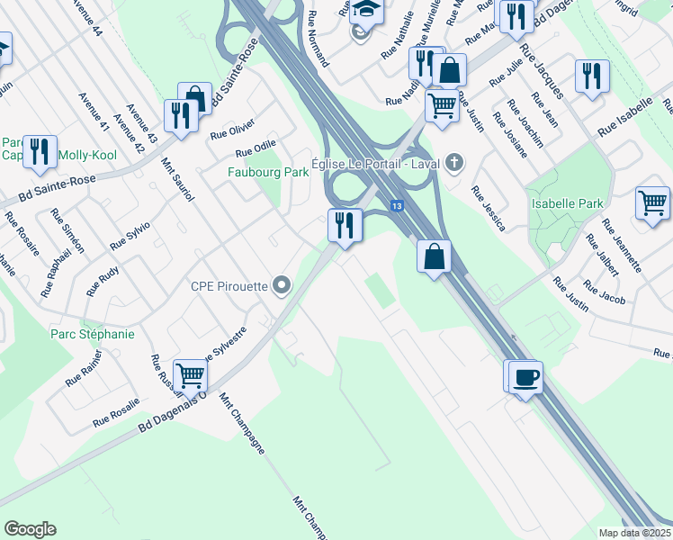 3940 Boulevard Dagenais Ouest, Laval QC Walk Score