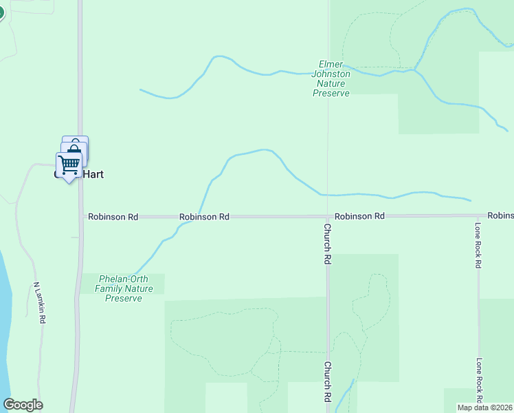 map of restaurants, bars, coffee shops, grocery stores, and more near 9513 Robinson Road in Harbor Springs