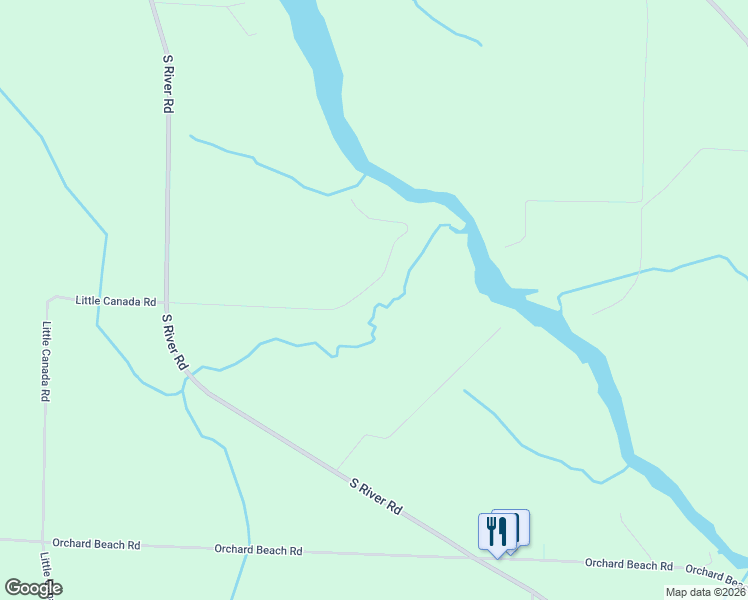 map of restaurants, bars, coffee shops, grocery stores, and more near 3612 River Rest Road in Cheboygan