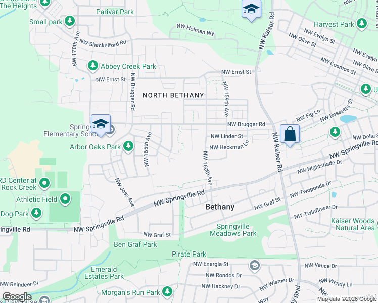 map of restaurants, bars, coffee shops, grocery stores, and more near 6621 Northwest Lolo Terrace in Portland
