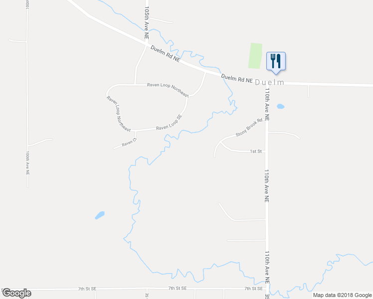 map of restaurants, bars, coffee shops, grocery stores, and more near 115 Stony Brook Road in Foley