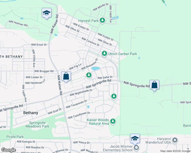 map of restaurants, bars, coffee shops, grocery stores, and more near 6768 Northwest Eleanor Avenue in Portland