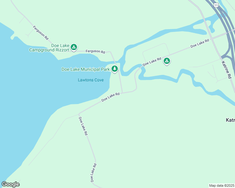 261 Doe Lake Road, Katrine ON Walk Score