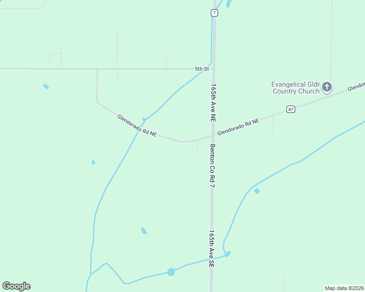 map of restaurants, bars, coffee shops, grocery stores, and more near 16429 Glendorado Rd NE in Foley