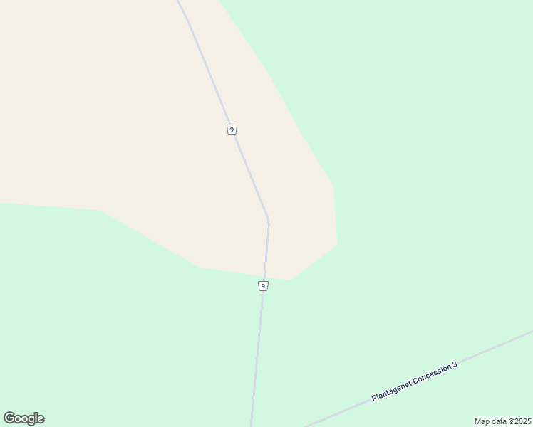 map of restaurants, bars, coffee shops, grocery stores, and more near County Road 9 in Plantagenet