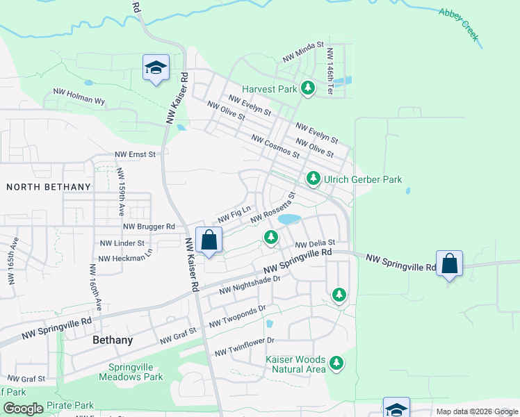 map of restaurants, bars, coffee shops, grocery stores, and more near 6983 Northwest Eleanor Avenue in Portland