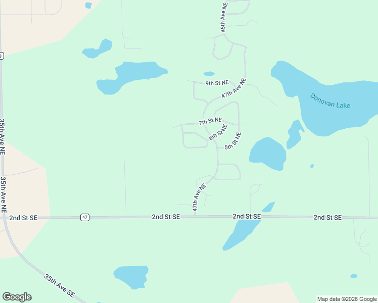 map of restaurants, bars, coffee shops, grocery stores, and more near 401 47th Avenue Northeast in St. Cloud