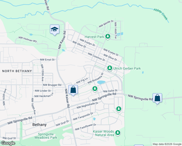 map of restaurants, bars, coffee shops, grocery stores, and more near 6983 Northwest Eleanor Avenue in Portland