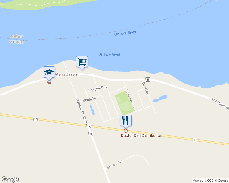 map of restaurants, bars, coffee shops, grocery stores, and more near 506 Francois Street in Wendover