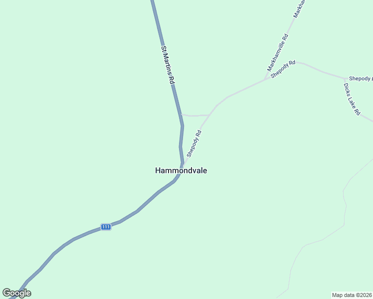 map of restaurants, bars, coffee shops, grocery stores, and more near 5 Shepody Road in Hammondvale