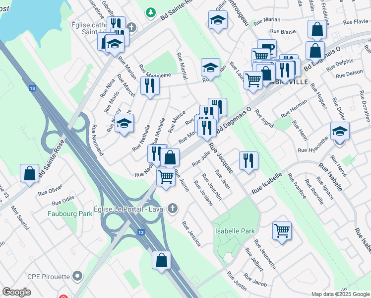 3755 Boulevard Dagenais Ouest, Laval QC Walk Score