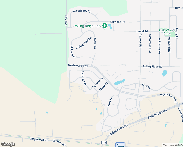 map of restaurants, bars, coffee shops, grocery stores, and more near 6629 Black Spruce Street in St. Cloud