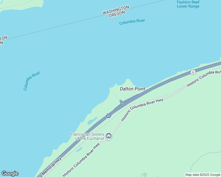 map of restaurants, bars, coffee shops, grocery stores, and more near Dalton Point in Bridal Veil