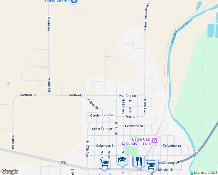 map of restaurants, bars, coffee shops, grocery stores, and more near 801 North 15th Avenue in Elgin