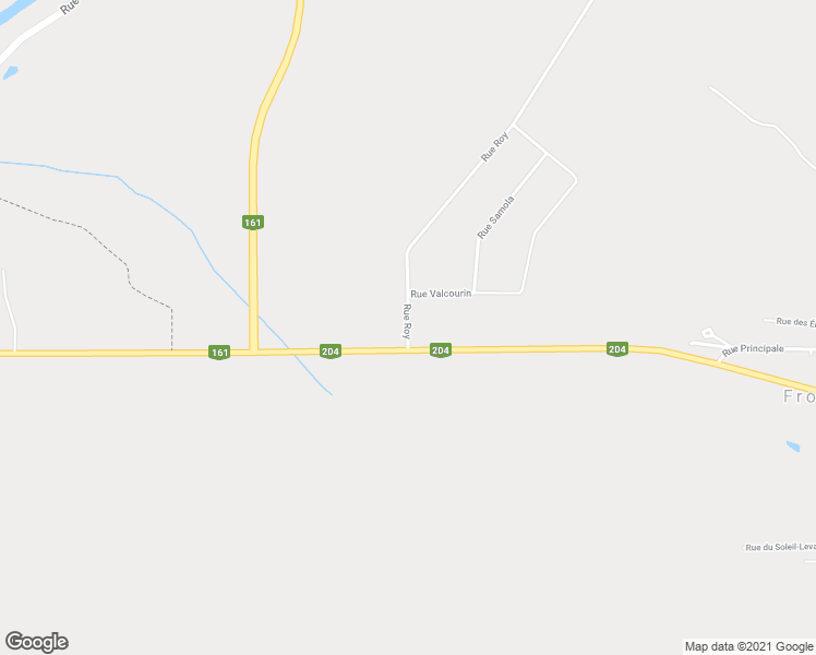 map of restaurants, bars, coffee shops, grocery stores, and more near 1012 Rue Roy in Frontenac