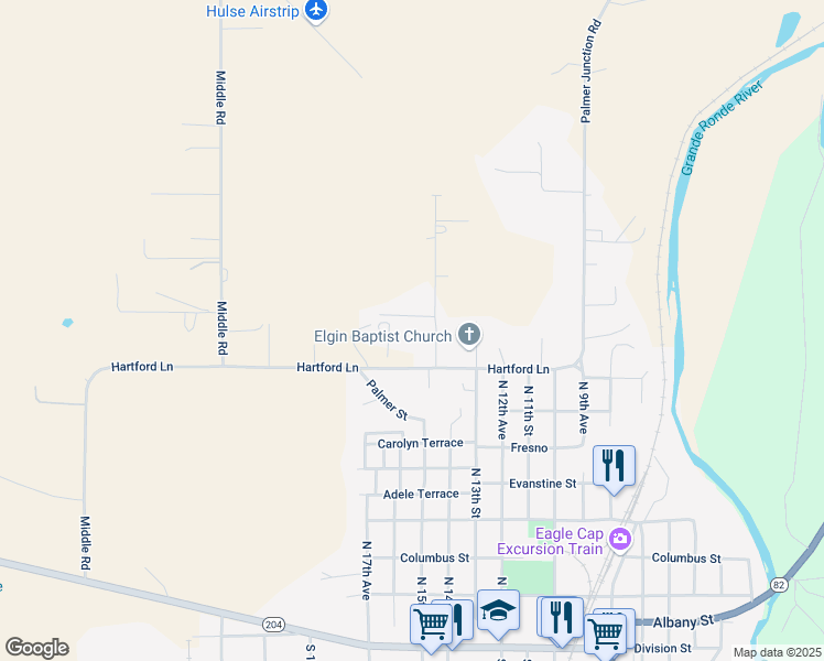 map of restaurants, bars, coffee shops, grocery stores, and more near 830 North 15th Avenue in Elgin