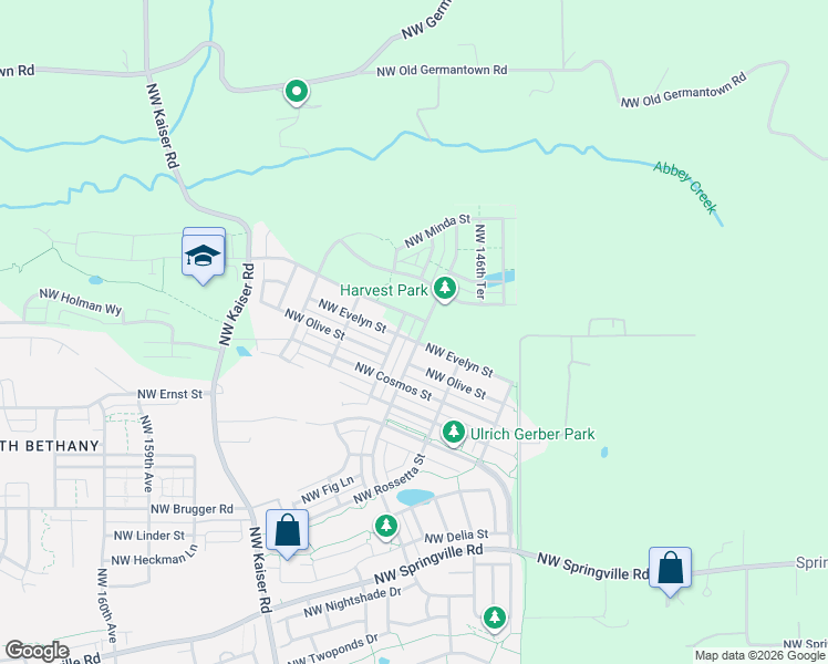 map of restaurants, bars, coffee shops, grocery stores, and more near 7527 Northwest Eleanor Avenue in Portland