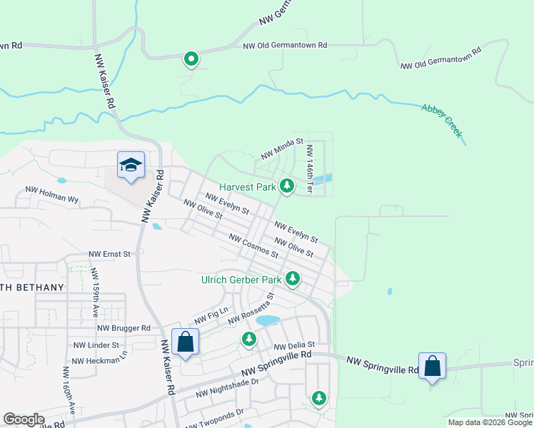 map of restaurants, bars, coffee shops, grocery stores, and more near 7527 Northwest Eleanor Avenue in Portland