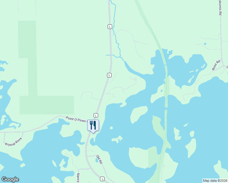 map of restaurants, bars, coffee shops, grocery stores, and more near 9803 Deer Trail Road in Tomahawk