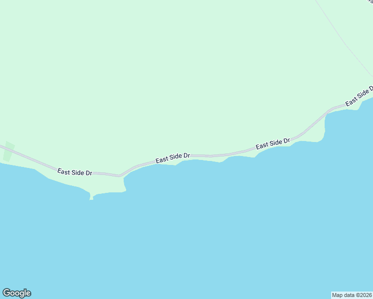 map of restaurants, bars, coffee shops, grocery stores, and more near 2 East Side Drive in Beaver Island