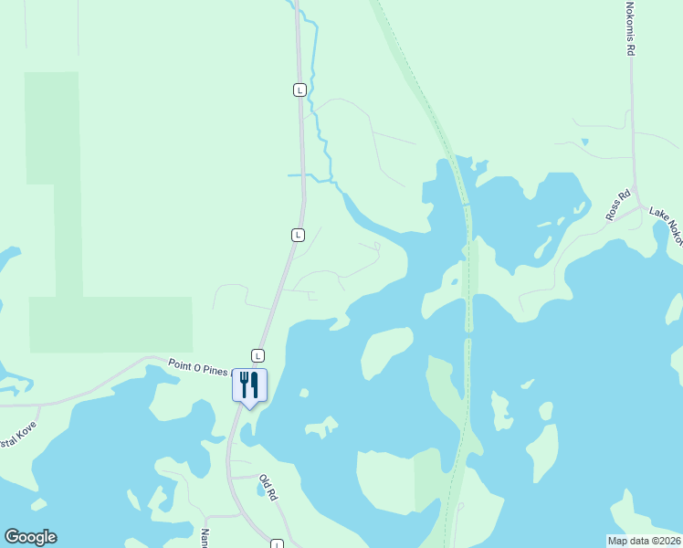 map of restaurants, bars, coffee shops, grocery stores, and more near 9803 Deer Trail Road in Tomahawk