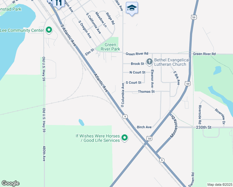 map of restaurants, bars, coffee shops, grocery stores, and more near 209 State Highway 9 in Morris