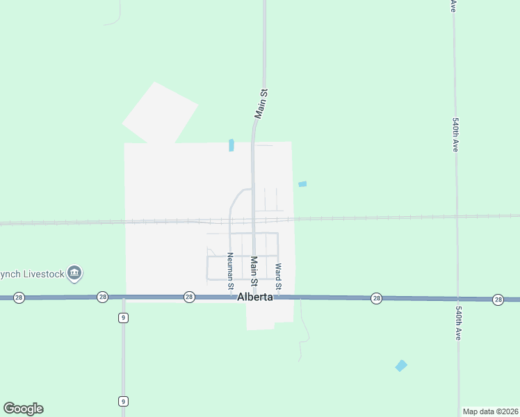 map of restaurants, bars, coffee shops, grocery stores, and more near 403 Main Street in Alberta