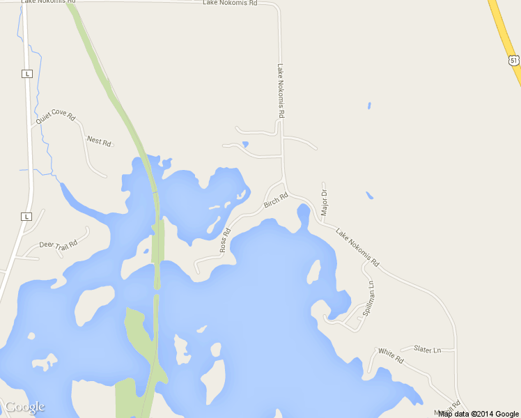 map of restaurants, bars, coffee shops, grocery stores, and more near 9627 Ross Road in Tomahawk