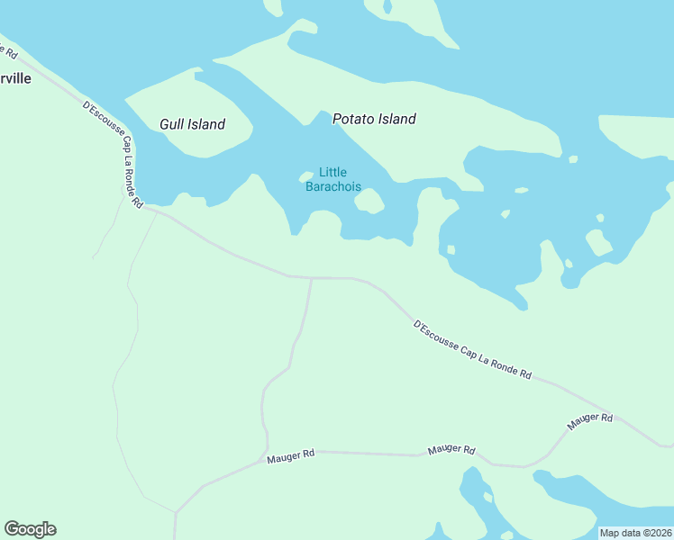 map of restaurants, bars, coffee shops, grocery stores, and more near 749 D'Escousse Cap La Ronde Road in D'Escousse