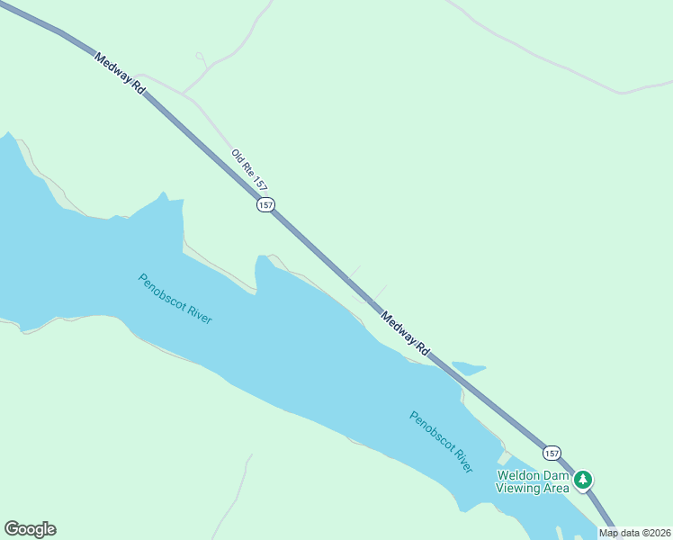 map of restaurants, bars, coffee shops, grocery stores, and more near 609 Medway Road in Aroostook County