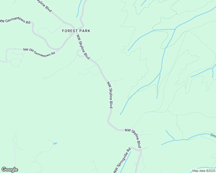 map of restaurants, bars, coffee shops, grocery stores, and more near 7625 Northwest Skyline Boulevard in Portland