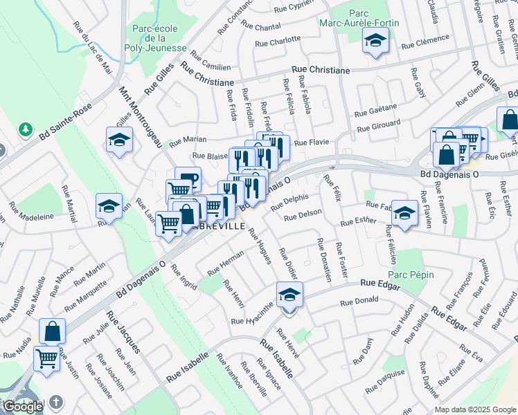 3452 Boulevard Dagenais Ouest, Laval QC Walk Score